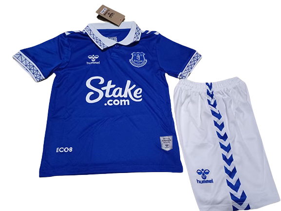 Kids Everton Soccer Kit Home Replica 2023/24