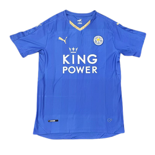 Leicester City Retro Soccer Jersey Home Classic Football Shirt 15/16