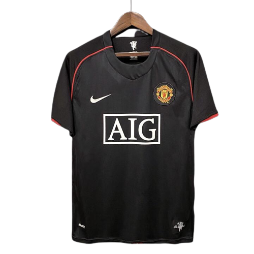 Retro 07/08 Manchester United Away Black Jersey