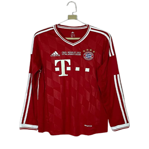 Retro 13 14 Bayern Munich Home Champion Long Sleeve Jersey
