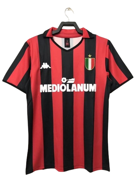 Retro 88/89 AC Milan Home Soccer Jersey