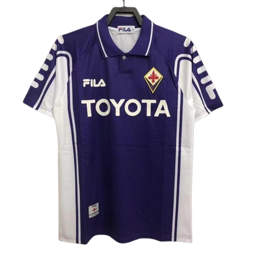 Retro 99/00 Fiorentina Home Soccer Jersey