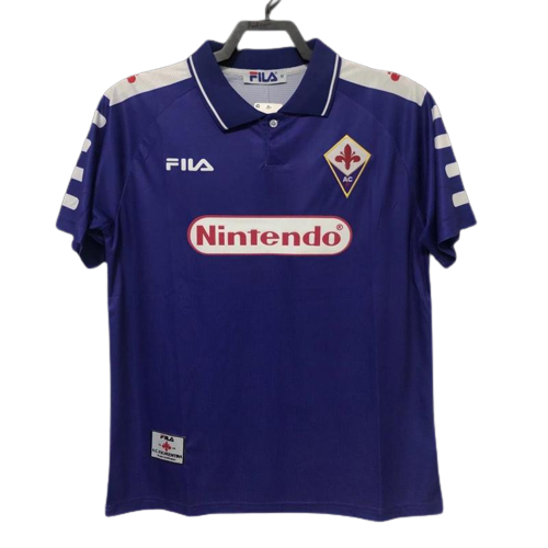 Retro 98/99 Fiorentina Home Soccer Jersey