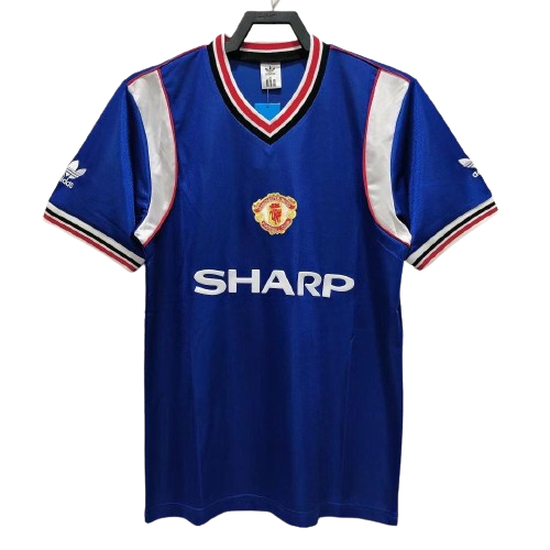Retro 84/85 Manchester United Away Soccer Jersey