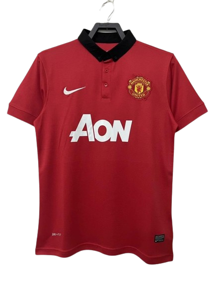 Retro 13/14 Manchester United Home Soccer Jersey