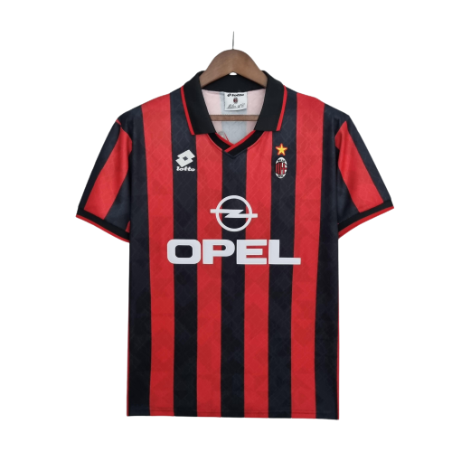 Retro 95/96 AC Milan Home Soccer Jersey