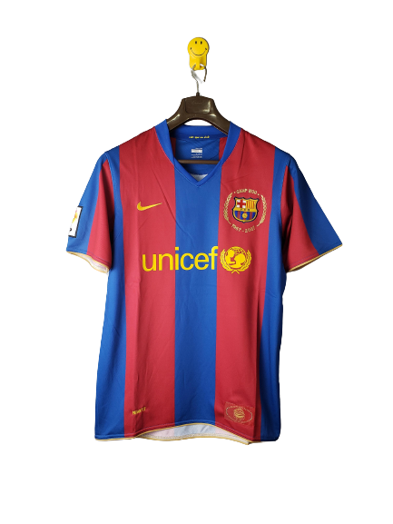 Retro 07/08 Barcelona Home Soccer Jersey