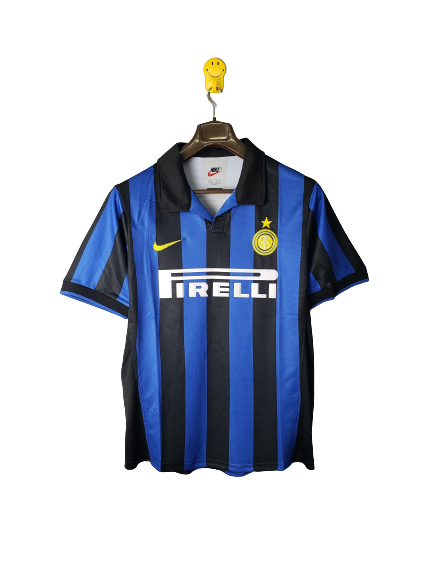1998 models short-sleeved Retro Inter Soccer Jersey