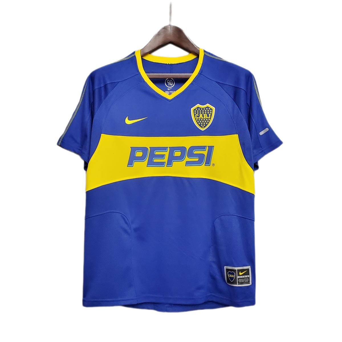 Retro Boca Juniors 03/04 Home Soccer Jersey