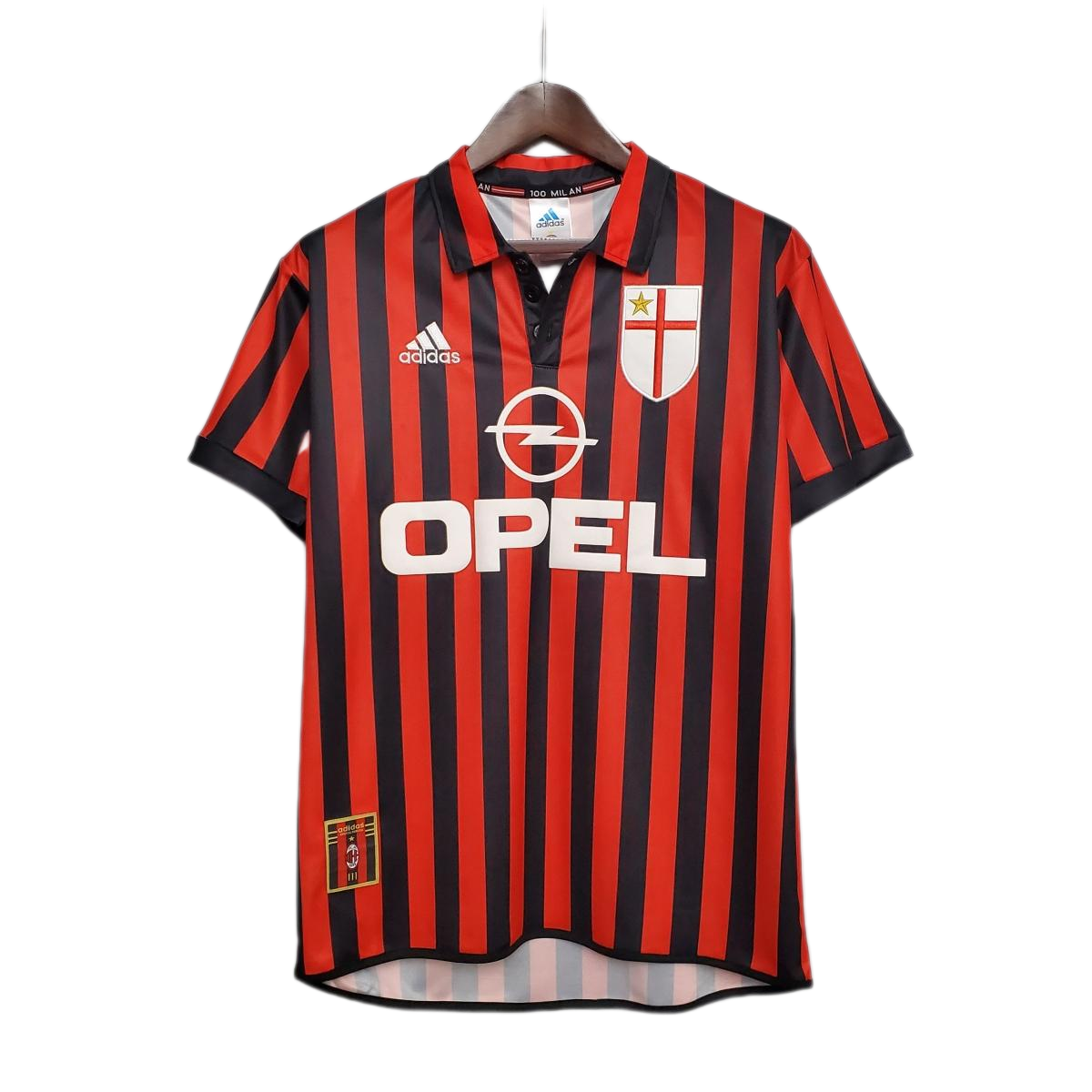 Retro 99-00 AC Milan Centenary Home Soccer Jersey