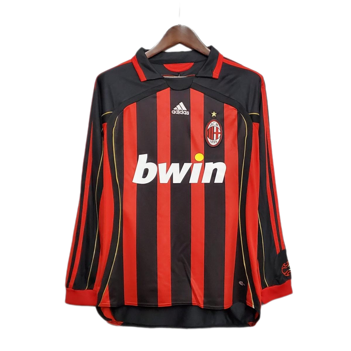 Retro 06/07 AC Milan Long sleeve Home Soccer Jersey