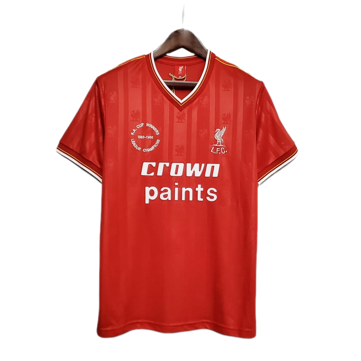 Retro 85/86 Liverpool Home Soccer Jersey