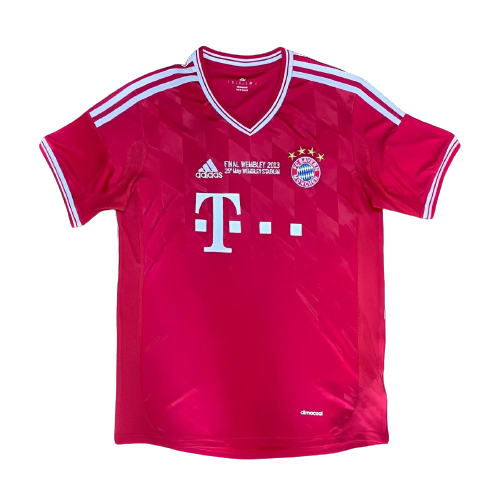 Bayern Munich Retro Soccer Jersey Home Final Wembley Classic Football Shirt 13/14