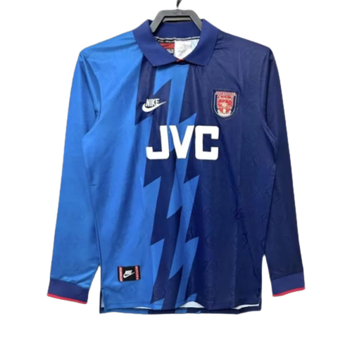 Arsenal Retro Soccer Jersey Away Long Sleeve Classic Football Shirt 95/96