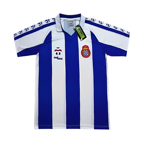 Espanyol Retro Soccer Jersey Home Classic Football Shirt 84/89