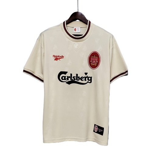 Liverpool Retro Soccer Jersey Away Classic Football Shirt 96/97