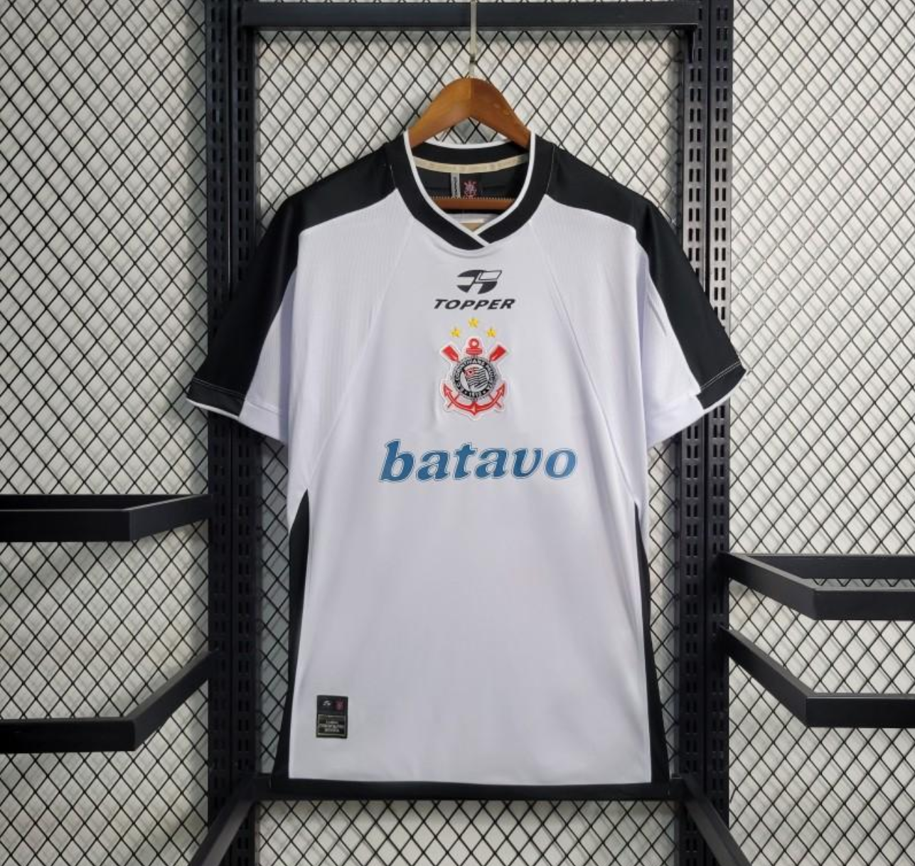 Corinthians Retro Soccer Jersey Home Classic Football Shirt 2000