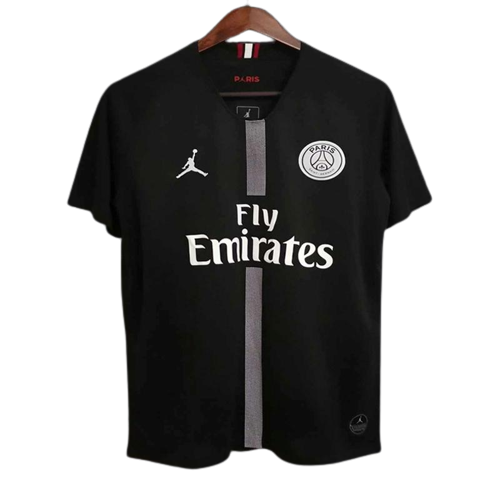 PSG Retro Soccer Jersey Away Black Classic Football Shirt 18/19