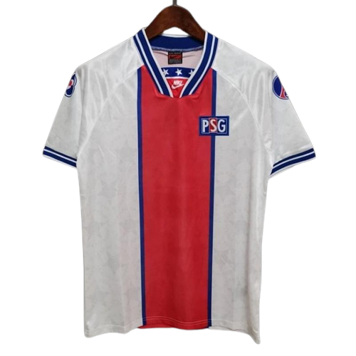 PSG Retro Soccer Jersey Away White Classic Football Shirt 94/95