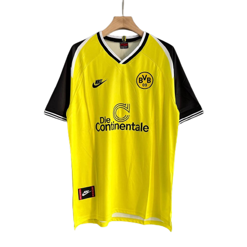 Borussia Dortmund Retro Soccer Jersey Home Classic Football Shirt 95/96