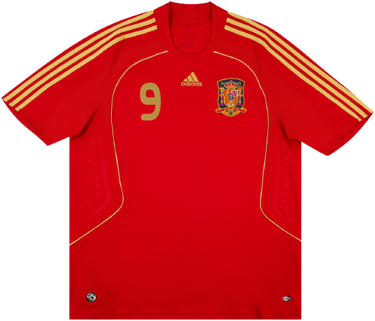 9# Torres Retro 2008 Spain Home Jersey