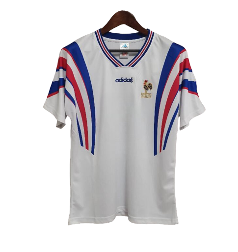 Retro 1996 France Away Soccer Jersey