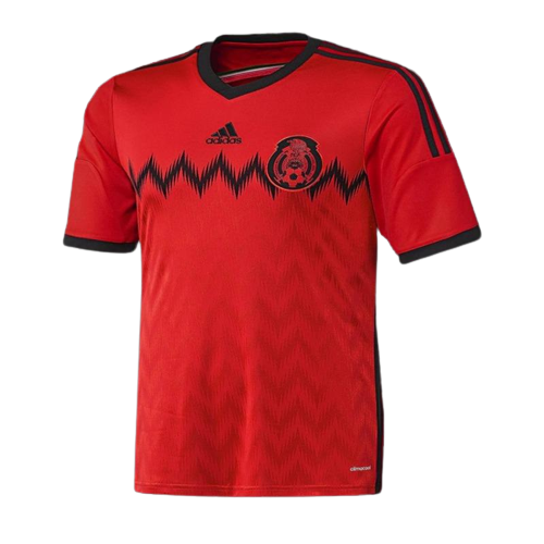 Retro 2014 Mexico Away Red Jersey