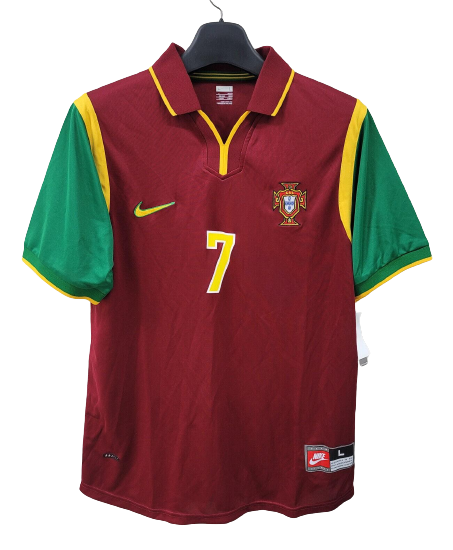 Retro 1999 Portugal Home Jersey 7# FIGO