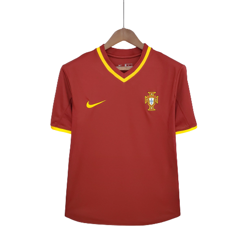 Retro 2000 Portugal home Soccer Jersey