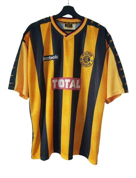 Kaizer Chiefs F.C. Retro Soccer Jersey Home Classic Football Shirt 1998-99
