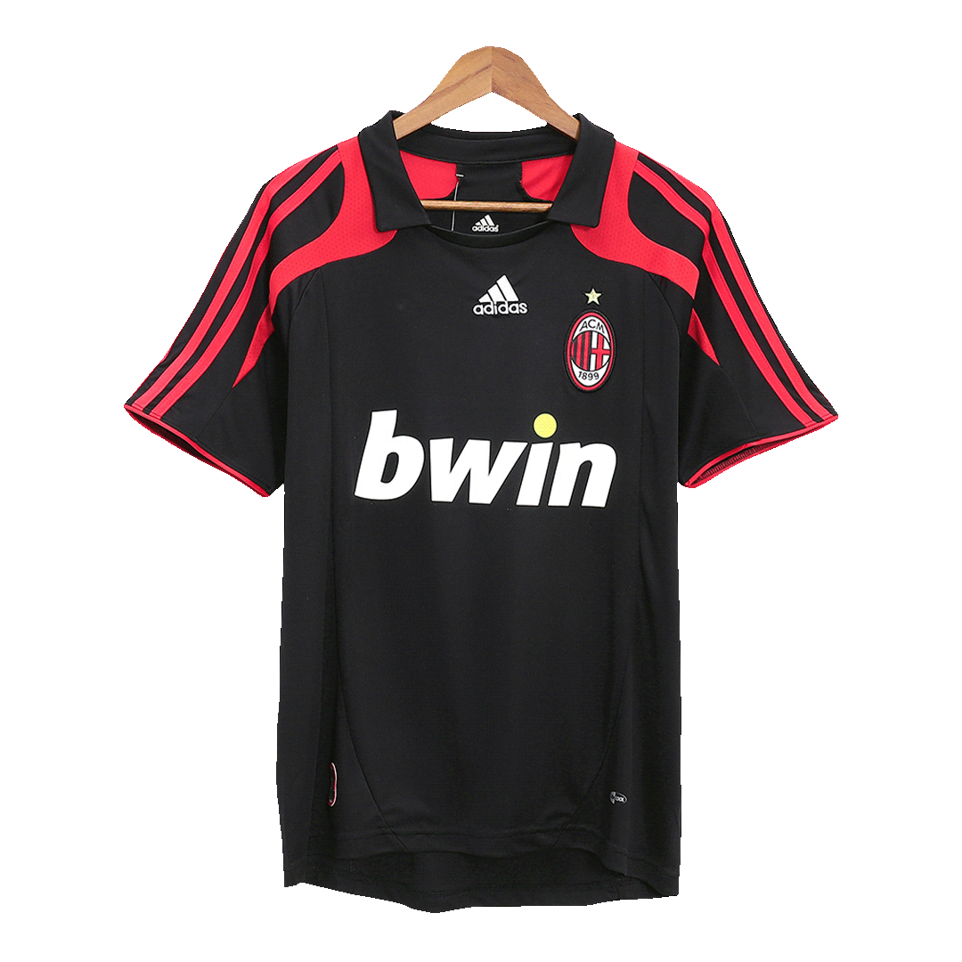 Retro 2007/08 AC Milan Third Black Jersey