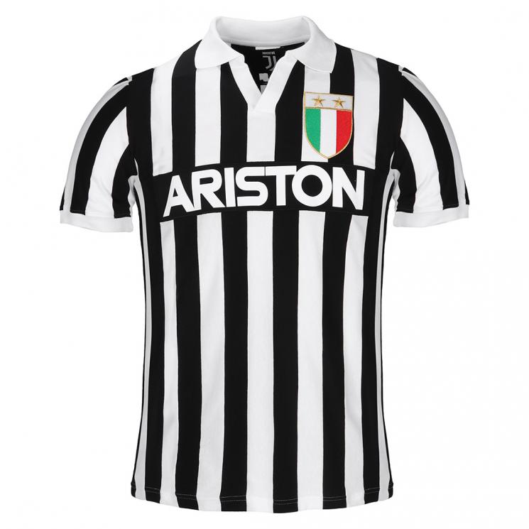 Retro 84/85 Juventus Home Soccer Jersey