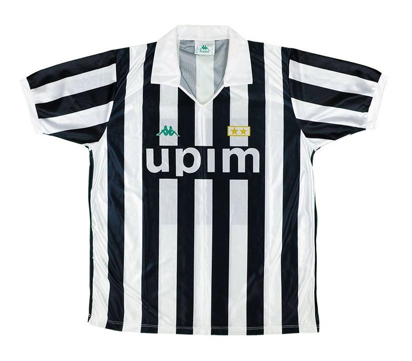 Retro 91/92 Juventus Home Soccer Jersey
