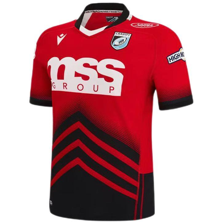 2023 Cardiff Home Red Rugby Shirt