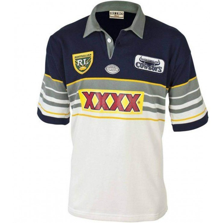 North Queensland Cowboys 1995 Vintage Rugby Shirt