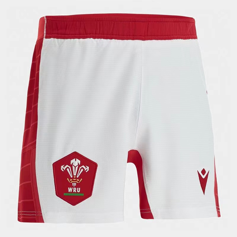 Wales White Rugby Shorts