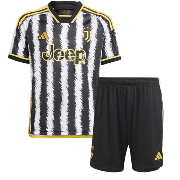 Kids Juventus Soccer Kit Home Replica 2023/24