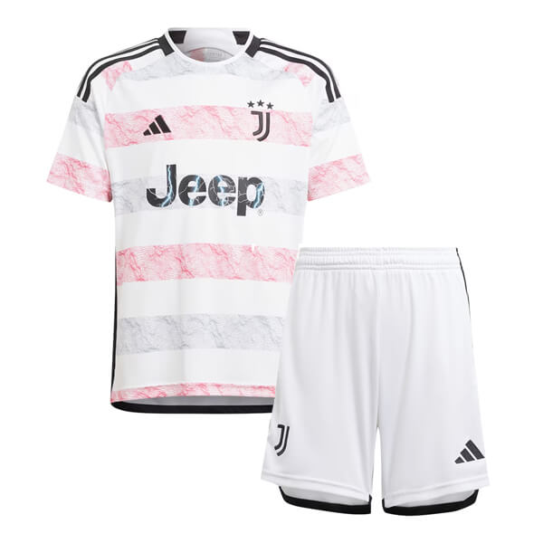 Kids Juventus Soccer Kit Away Replica 2023/24