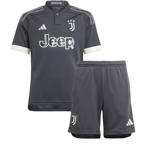 Kids Juventus Soccer Kit Third Replica 2023/24