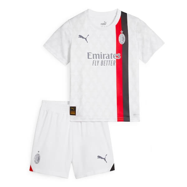 Kids AC Milan Soccer Kit Away Replica 2023/24