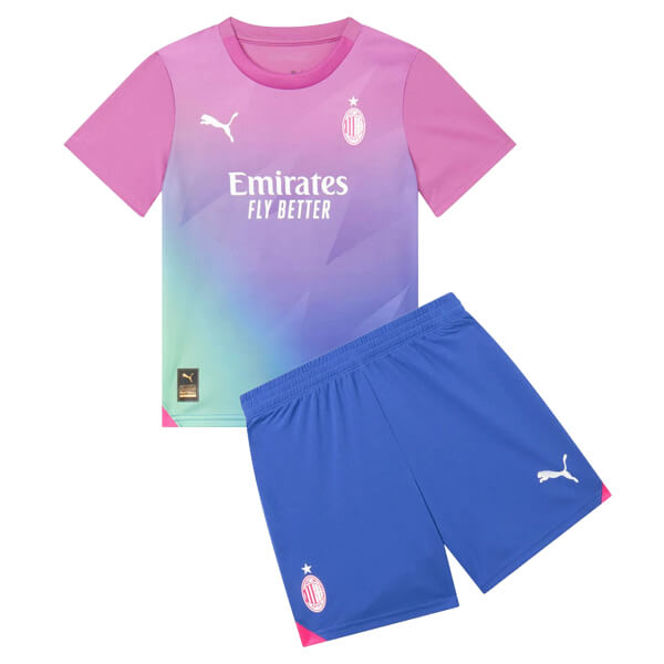 Kids AC Milan Soccer Kit Third Replica 2023/24