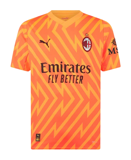 AC Milan Soccer Jersey Goalkeeper Orange Replica 2023/24