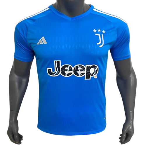 Juventus Soccer Jersey Goalkeeper Blue Player Version 2023/24