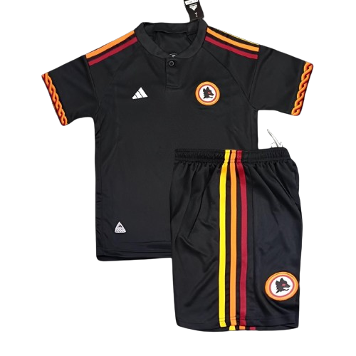 Kids AS Roma Soccer Kit Third Replica 2023/24