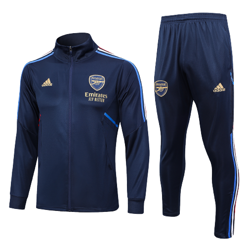 Arsenal Soccer Jacket Tracksuit Dark Blue 2023/24