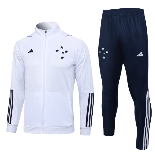 Cruzeiro Soccer Jacket Tracksuit White 2023/24