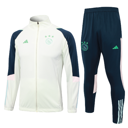 Ajax Soccer Jacket Tracksuit Light Green 2023/24