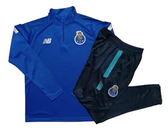 Porto Soccer Sweater Tracksuit Blue 2023/24