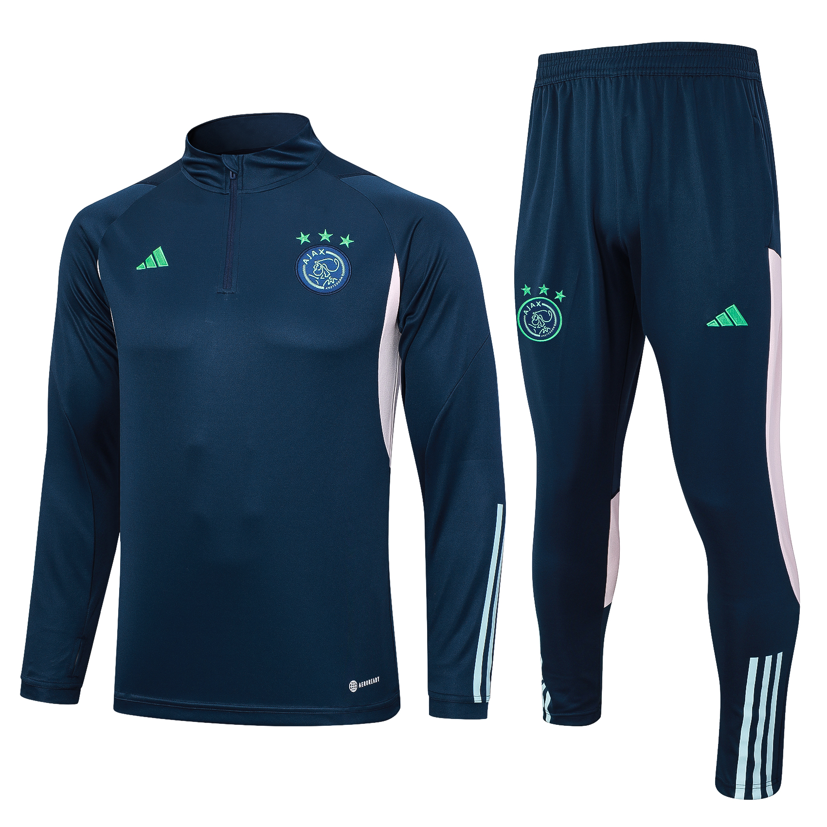 Ajax Soccer Sweater Tracksuit Dark Blue 2023/24