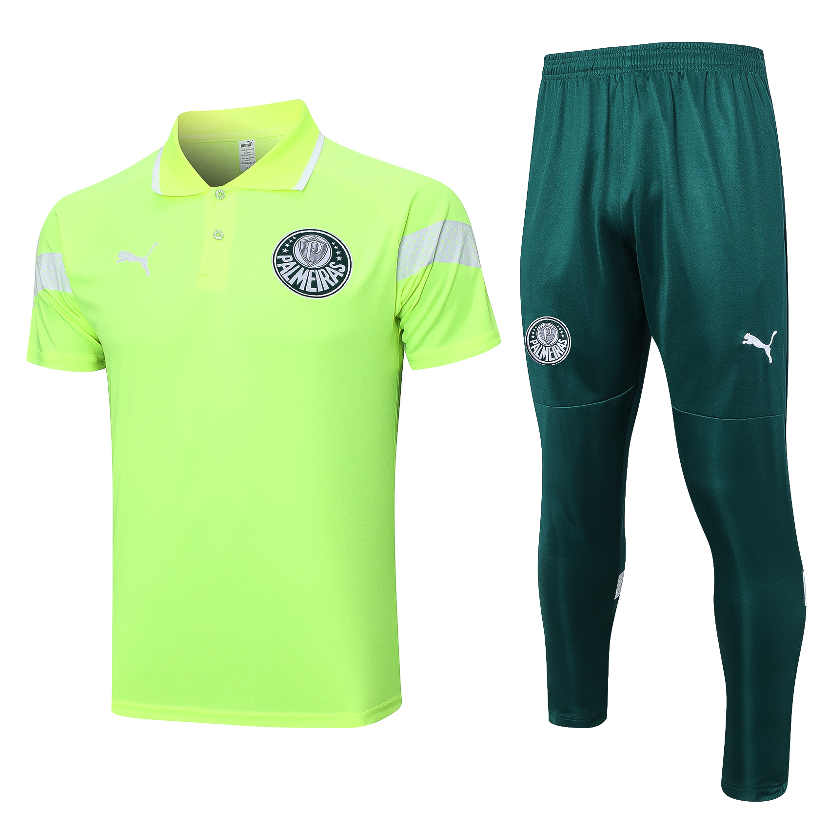 SE Palmeiras Soccer Polo Suit Green 2023/24
